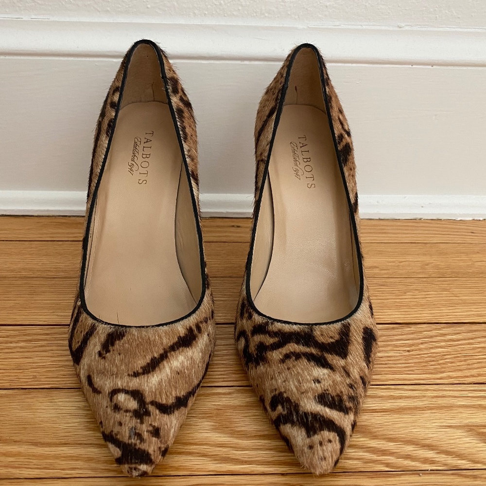 Talbots Calf Hair Pumps
